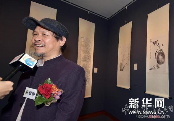 香港畫家莊瑞明與方正明舉行雙個(gè)展 圖 (XHDW)(1)香港畫家莊瑞明與方正明舉行雙個(gè)展