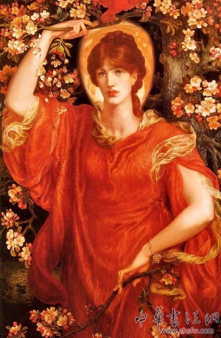 羅塞蒂筆下的奢華感傷美女 組圖