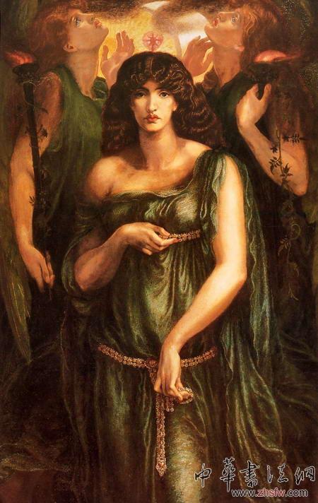 羅塞蒂筆下的奢華感傷美女 組圖