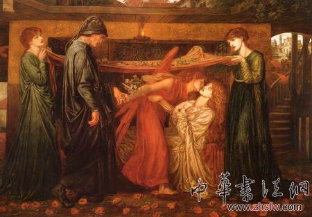 羅塞蒂筆下的奢華感傷美女 組圖