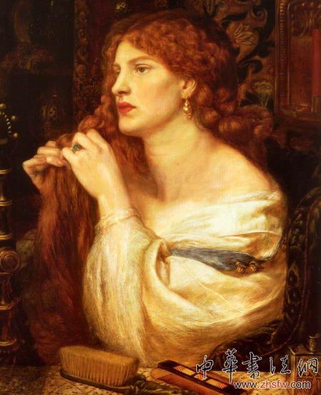 羅塞蒂筆下的奢華感傷美女 組圖