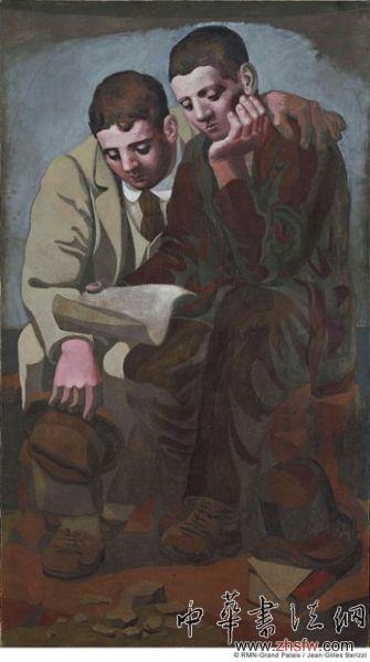 《讀信》巴勃羅·畢加索184cm×105cm布面油畫1921年畢加索博物館藏