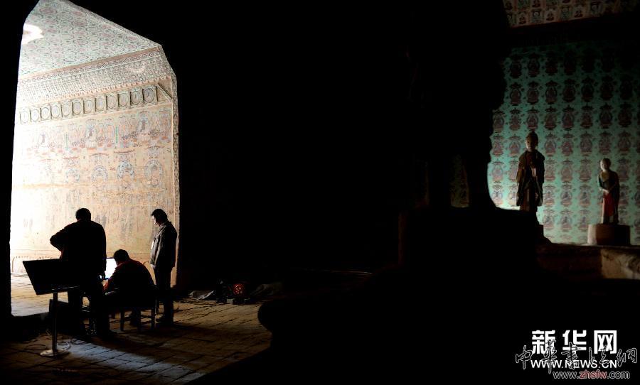 數(shù)字化技術(shù)助千年莫高窟“容顏永駐” 圖 (文化)(1)數(shù)字化技術(shù)助千年莫高窟“容顏永駐”