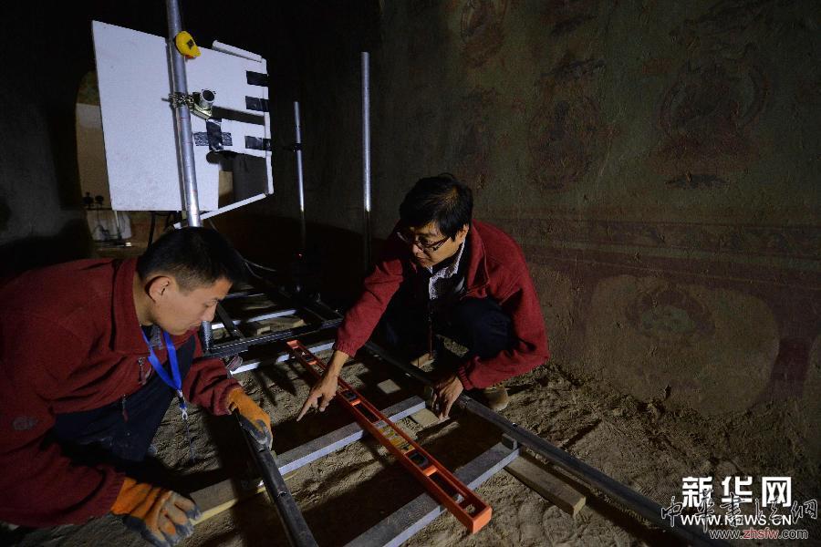 數(shù)字化技術(shù)助千年莫高窟“容顏永駐” 圖 (文化)(2)數(shù)字化技術(shù)助千年莫高窟“容顏永駐”