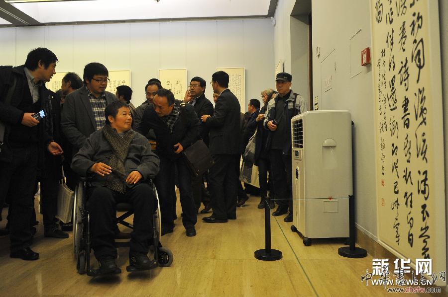 （新華網）（1）&ldquo;束手有策&mdash;&mdash;張錫庚書法展&rdquo;在京開幕