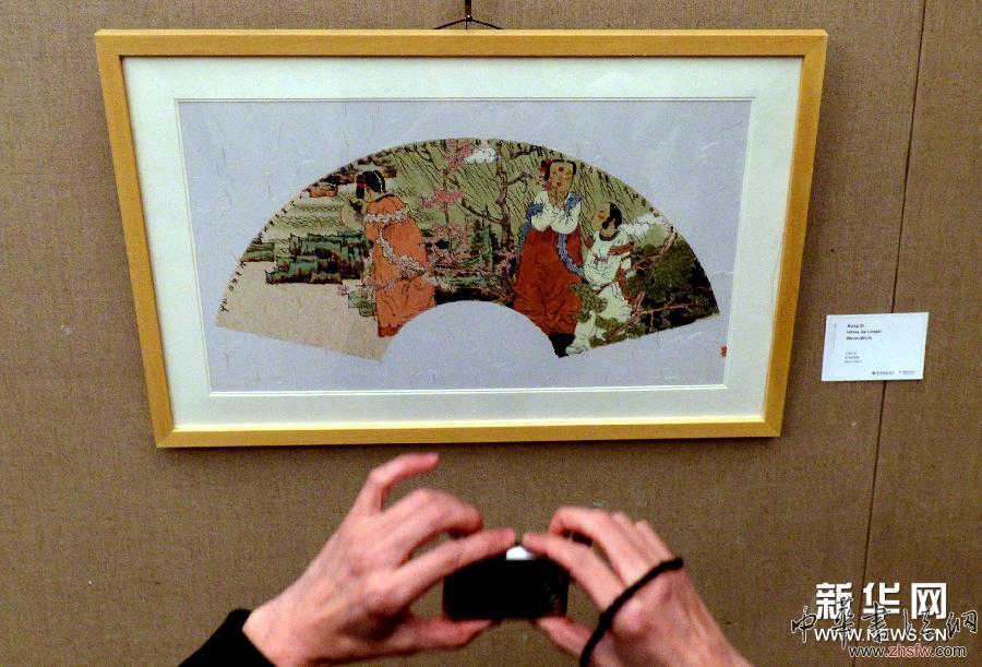 （國(guó)際）（1）&ldquo;美麗中國(guó)&mdash;&mdash;中國(guó)國(guó)家畫(huà)院扇面作品展&rdquo;亮相巴黎