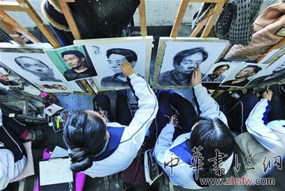 藝考心酸淚:美術生一天畫15小時