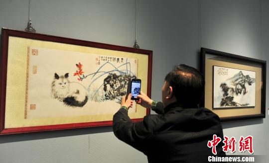 93幅張大千精品畫作亮相濟(jì)南