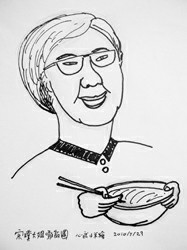 劉墉：為宗璞大姐畫噉飯圖