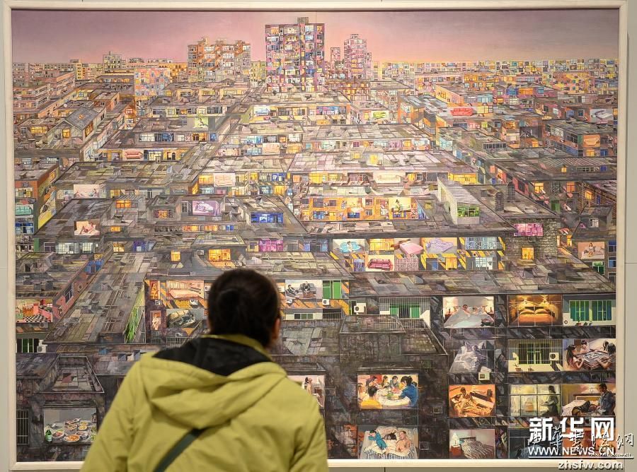 （晚報）（1）石家莊舉辦全國美展綜合材料繪畫作品展