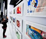 “星星的孩子”美術(shù)作品在津展出 圖