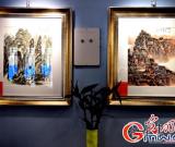 龍瑞山水畫新作亮相北京琉璃廠睿畫廊（圖）