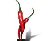 上海藝博會主題雕塑：跳舞的紅辣椒