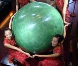 世界上最大夜明珠亮相海南 價(jià)值22億元 圖