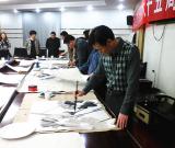 山東薛城舉辦“慶祝建國(guó)65周年書(shū)畫(huà)家筆會(huì)”