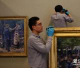 法國鎮(zhèn)館畫作入駐國博 組圖