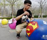 扮靚石墩秀個性 圖