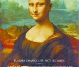 蒙娜麗莎為宣傳抗癌：被削發(fā)海報曝光