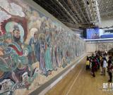 山西永樂宮壁畫臨摹版湖北襄陽展出 組圖