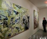 中國青年畫家抽象派作品亮相洛杉磯