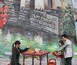 上海金山3D繪畫墻演繹“醉美楓涇” 組圖