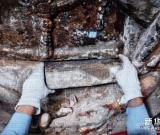 大足石刻千手觀音首次發(fā)現(xiàn)年代石磚題記