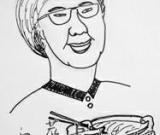 劉墉：為宗璞大姐畫(huà)噉飯圖