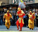 杭州舉行動漫彩車巡游 組圖