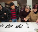 留學(xué)生感受中國書法魅力