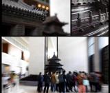 紫檀制天壇、安定門模型亮相國博 圖