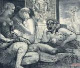 畢加索畫(huà)版畫(huà)就像“寫(xiě)小說(shuō)” 版畫(huà)展紐約揭幕