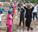 “蚯蚓藝術(shù)家”稻田共繪《巨龍舞夢(mèng)》 組圖