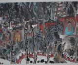 董浩、風(fēng)子、凌靜、楊暉對(duì)畫泰文樓