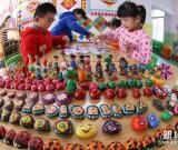 湖北漢江石子玩成“棋”