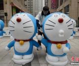 近百只“哆啦A夢(mèng)”登陸長(zhǎng)沙引“80后”懷舊