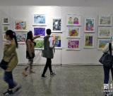 2014“愛在藍(lán)天下”全國孤獨(dú)癥兒童繪畫作品展在京開幕 圖