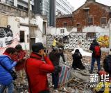 廢墟變涂鴉藝術(shù)舞臺(tái) 圖