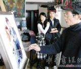 油畫“婚紗照”悄然出現(xiàn) 圖