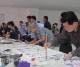 自貢書畫家進警營送文化