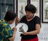 戈壁陋石變美畫