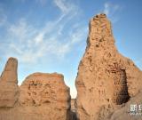 冬日里的鎖陽(yáng)城遺址 圖