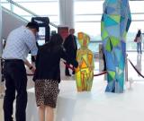 “迎海-自然交響曲”藝術(shù)作品展在港開(kāi)幕 組圖