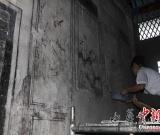 濟南現(xiàn)大型碧霞元君壁畫 技法精美保存完整