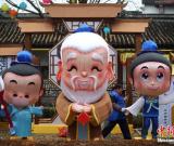 南京夫子廟彩燈“盛裝”迎春節(jié)