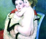 做女人不如藝術(shù)家成功 卡薩特畫的母子親情