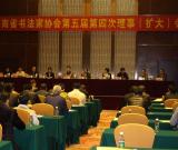 海南省書協(xié)召開五屆四次理事擴大會議