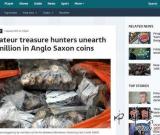 英破產(chǎn)尋寶家挖出5251枚古幣：約130萬(wàn)英鎊