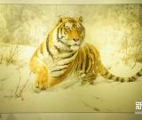 朝鮮美術(shù)作品工藝品精品展亮相丹東 圖