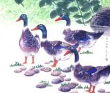 春江水暖（國畫）