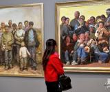 少數(shù)民族優(yōu)秀美術(shù)作品在蘭州集中展出 圖